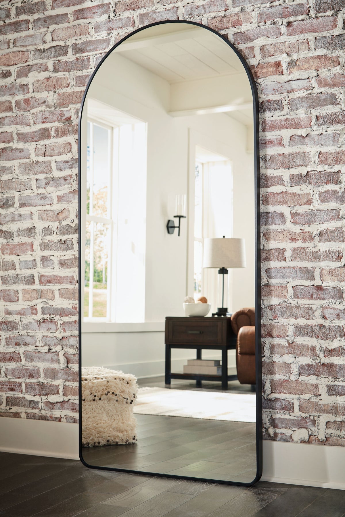 Sethall - Floor Mirror - Black