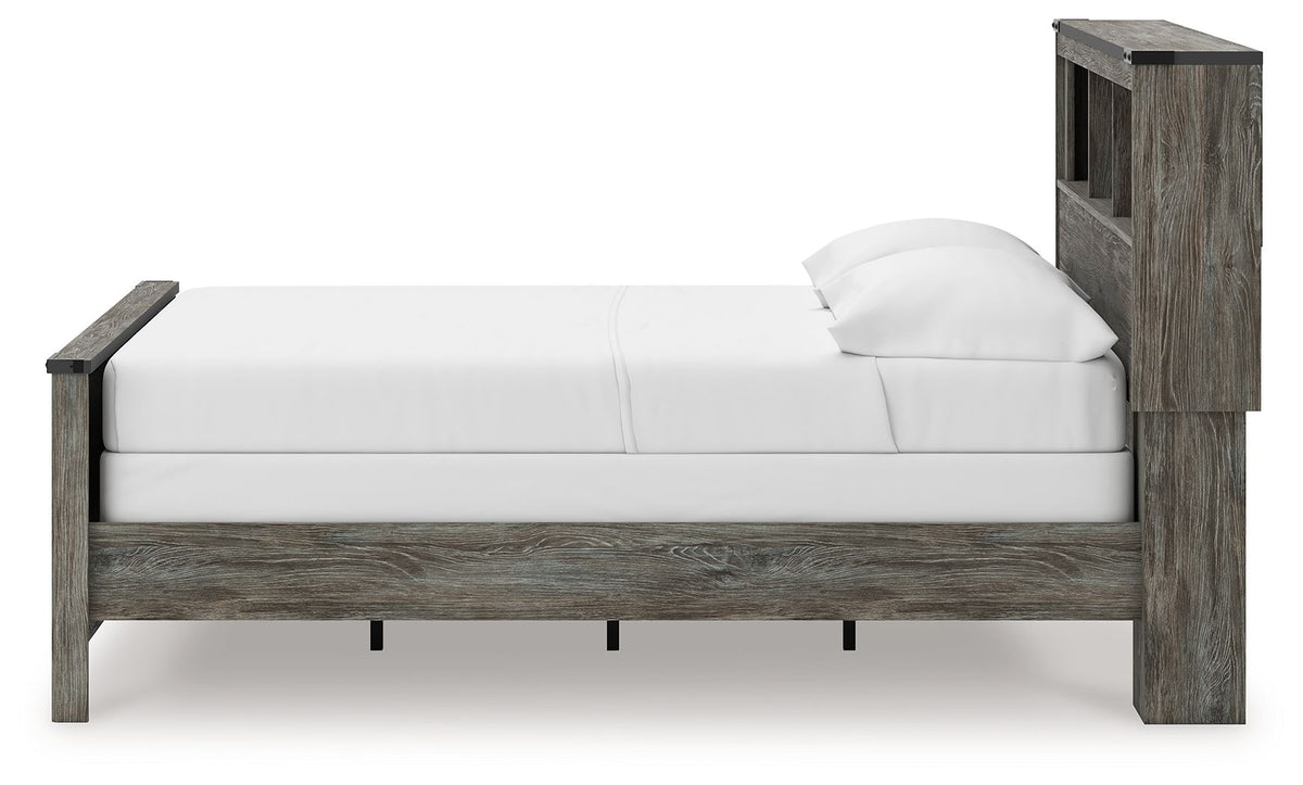 Frandern - Bookcase Panel Bed