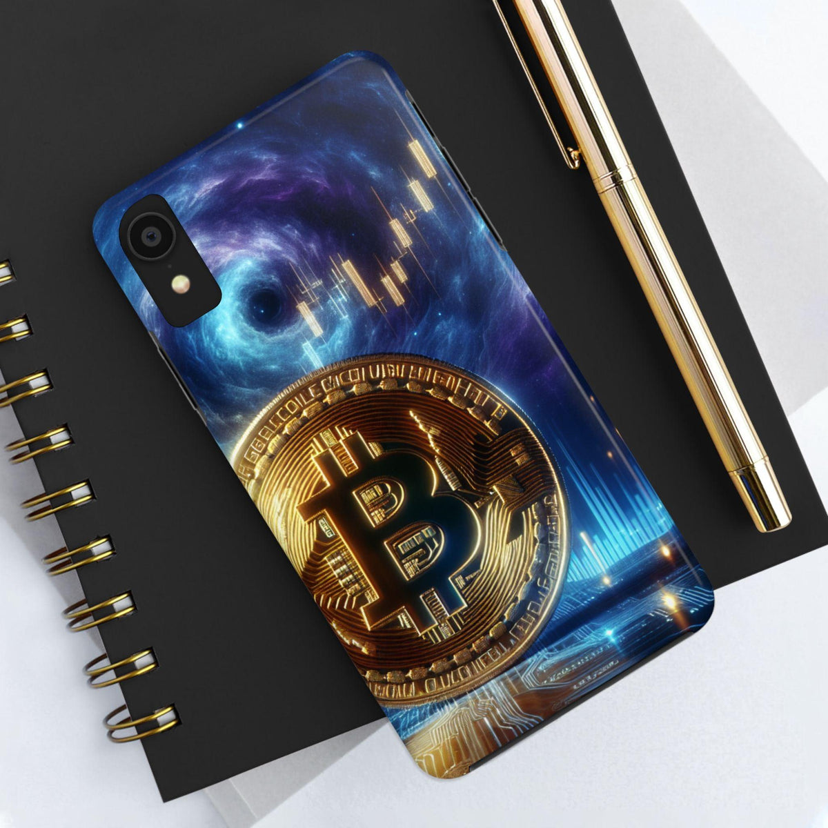Bitcoin Chart Tough Phone Case