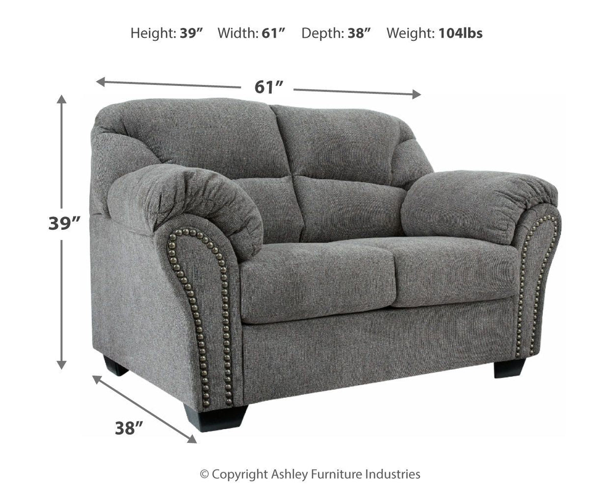 Allmaxx - Loveseat - Pewter
