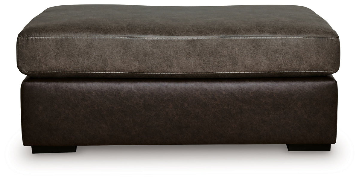 Castille Way - Oversized Accent Ottoman - Fossil