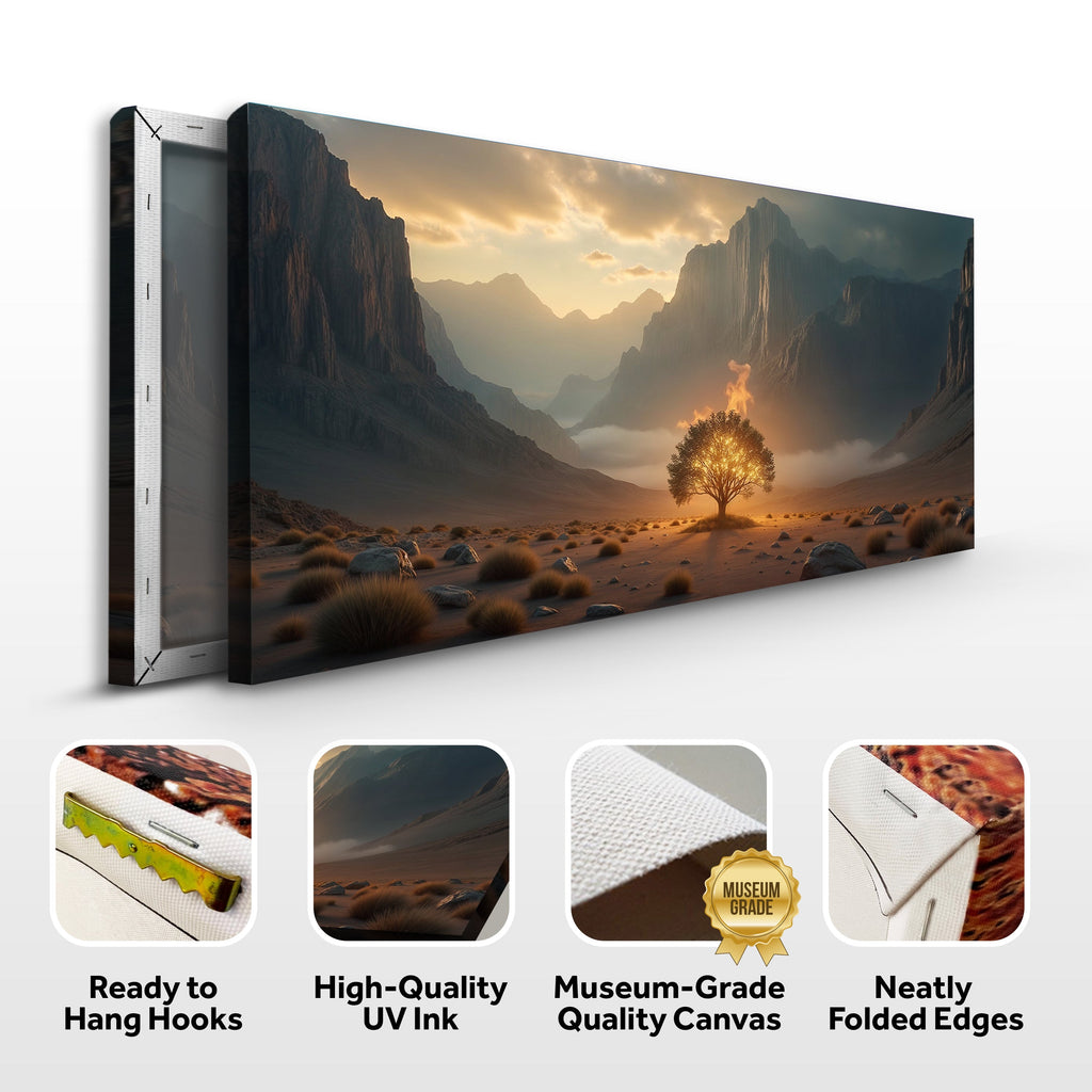 Burning Bush - Faith Wall Art XII