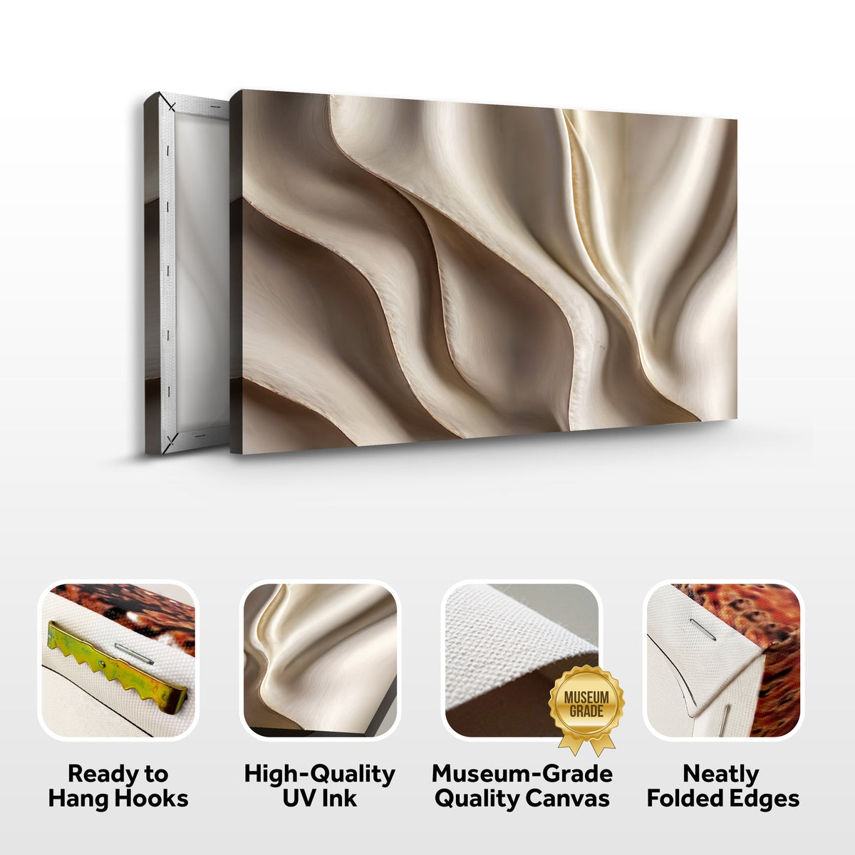 Beyond the Surface – Abstract Waves Wall Art