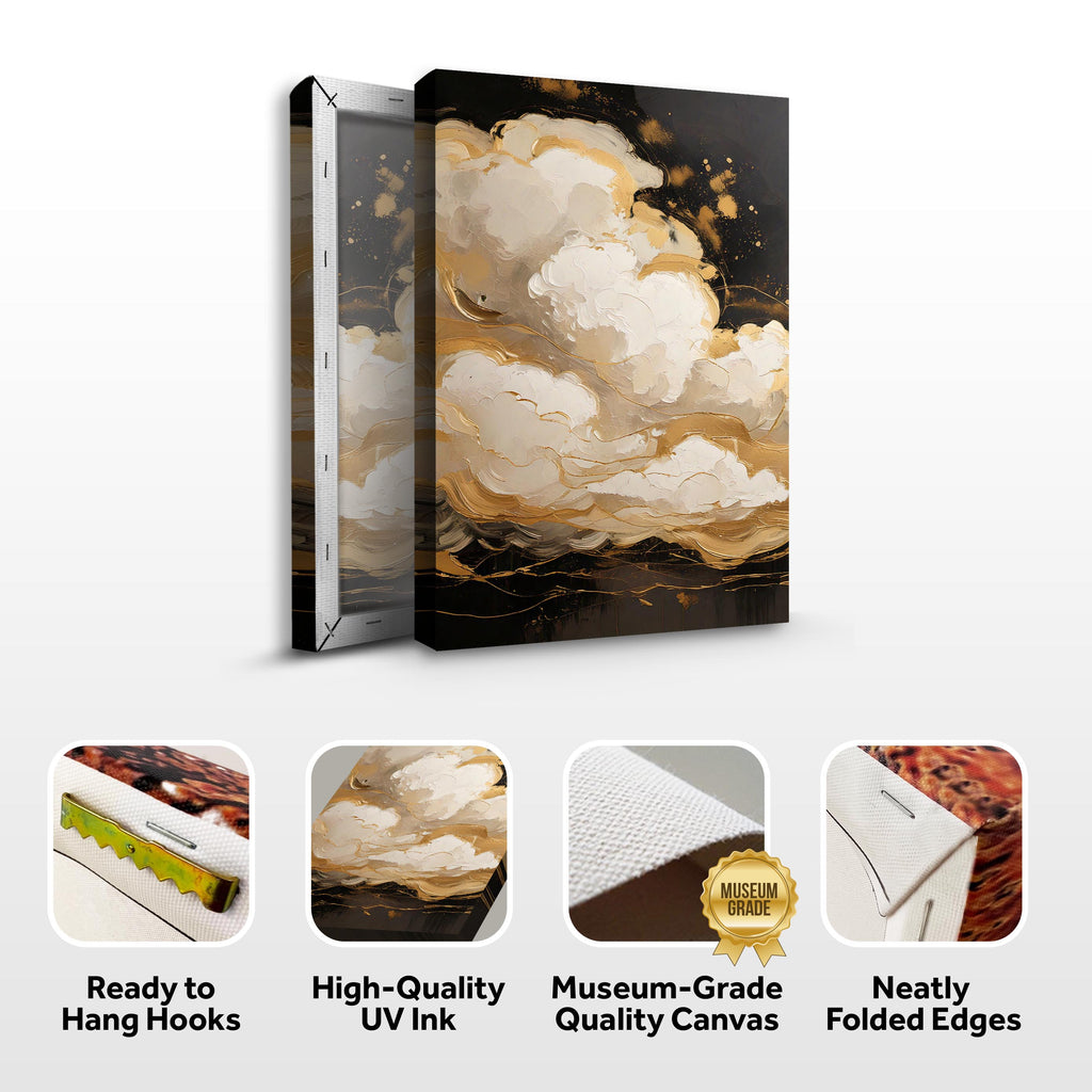 Auric Cloud Abstract Wall Art