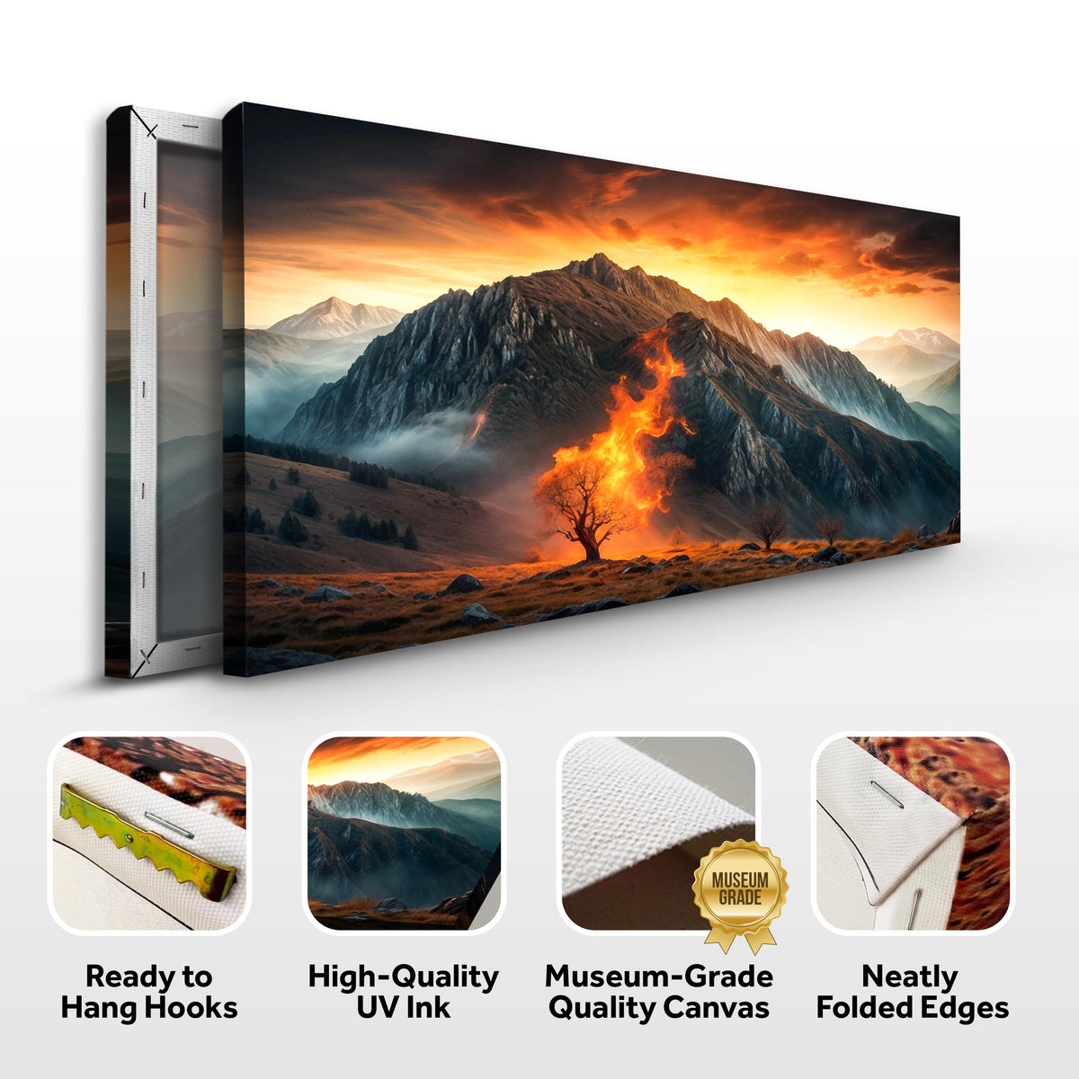 Burning Bush - Faith Wall Art XIII