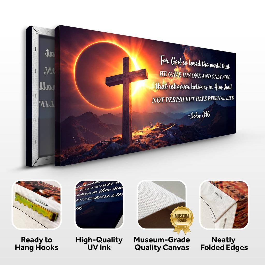 John 3:16: For God So Loved The World Faith Sign III