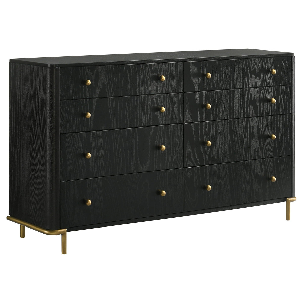 Arini 5-piece California King Bedroom Set Black and Natural