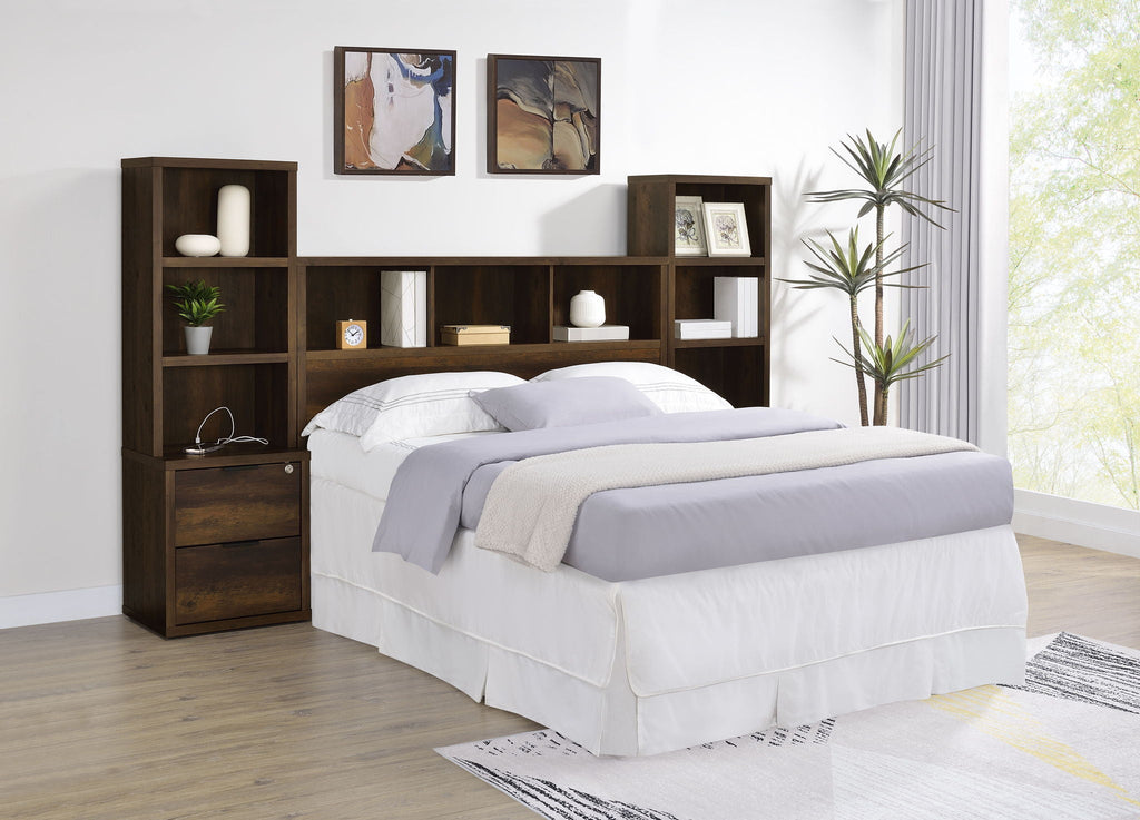 Westpark 3-piece Queen Bedroom Set Bookcase Headboard Pine