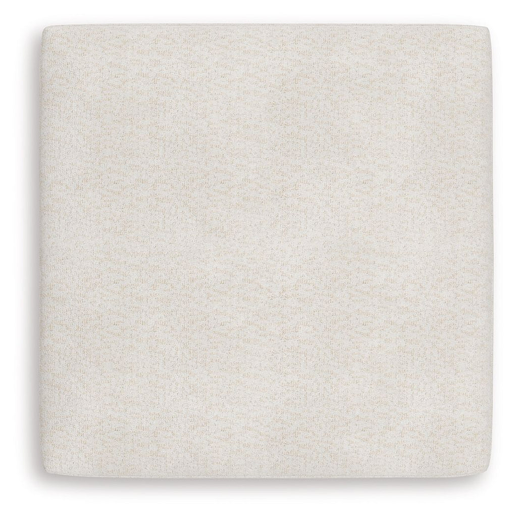 Donelson Creek - Oversized Accent Ottoman - Vanilla
