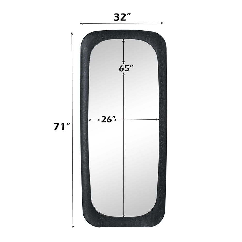 Izusa - Floor Mirror - Black