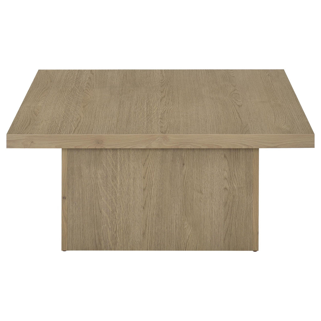 Devar Square Engineered Wood Cocktail Coffee Table Latte