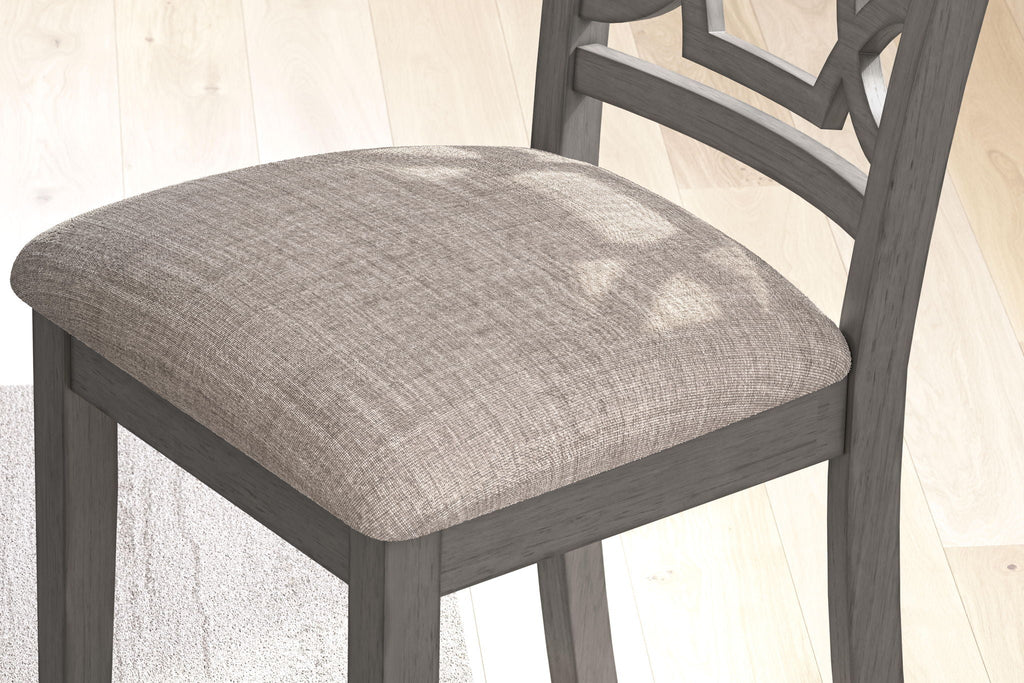 Wrenning - Dining Room Table Set (Set of 6) - Gray