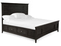 Westley Falls - Complete Panel Bed With Storage Rails