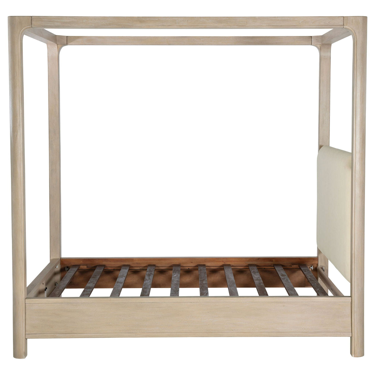 Solano 85-inch Queen Canopy Bed Weathered Mango