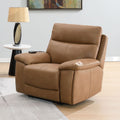Chavis - Power Motion Recliner With USB & Power Headrest - Brown