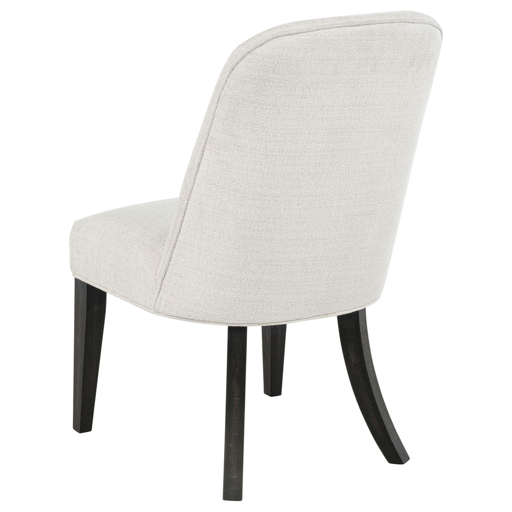 Leandro Upholstered Dining Side Chair Cream (Set of 2)