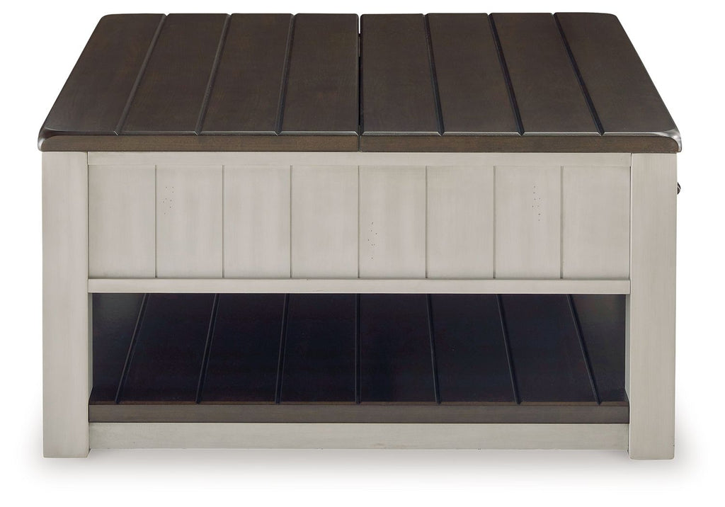 Darborn - Lift Top Cocktail Table - Gray / Brown