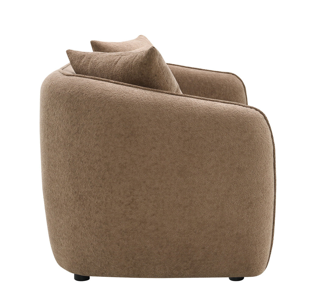 Keith - Sofa With 3 Matching Color Toss Pillows