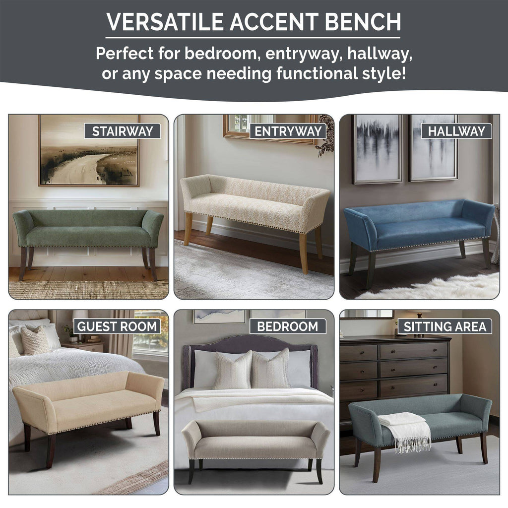 Welburn - Upholstered Bench