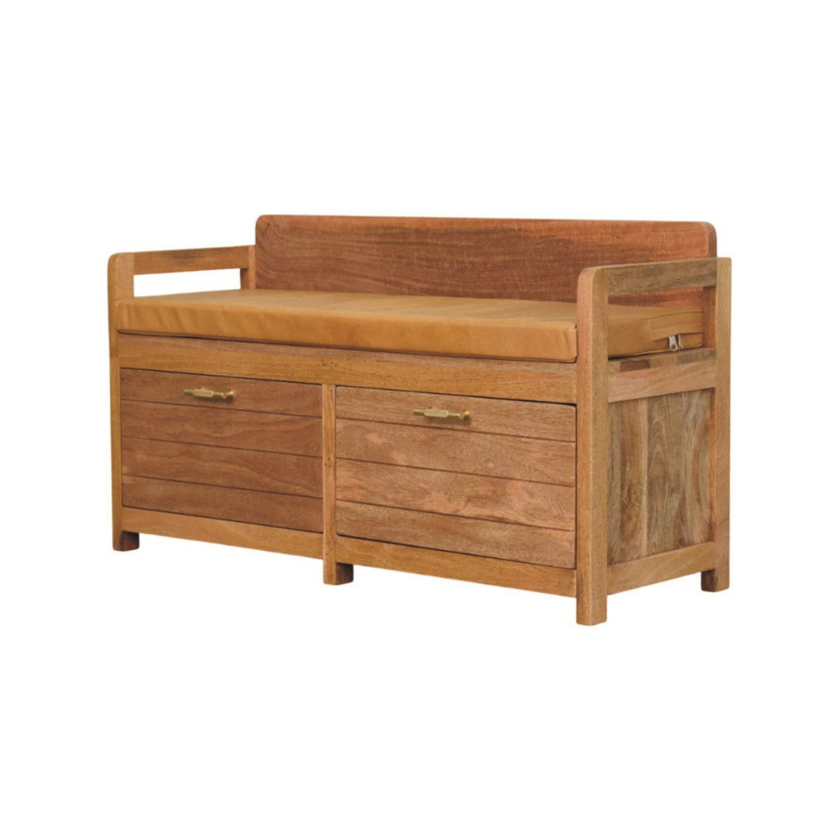 Oxford - 2 Drawer Storage Bench - Beige