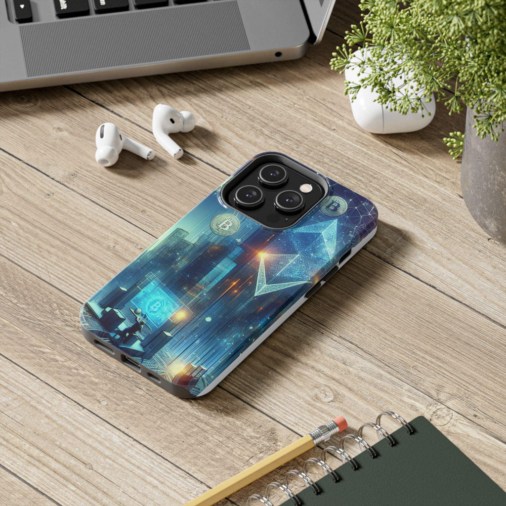Phone Case - Cryptocurrency Enthusiasts Futuristic Design
