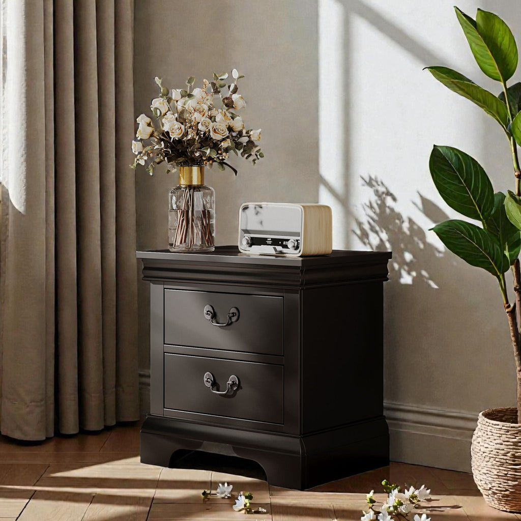 Nightstand With 2 Drawers