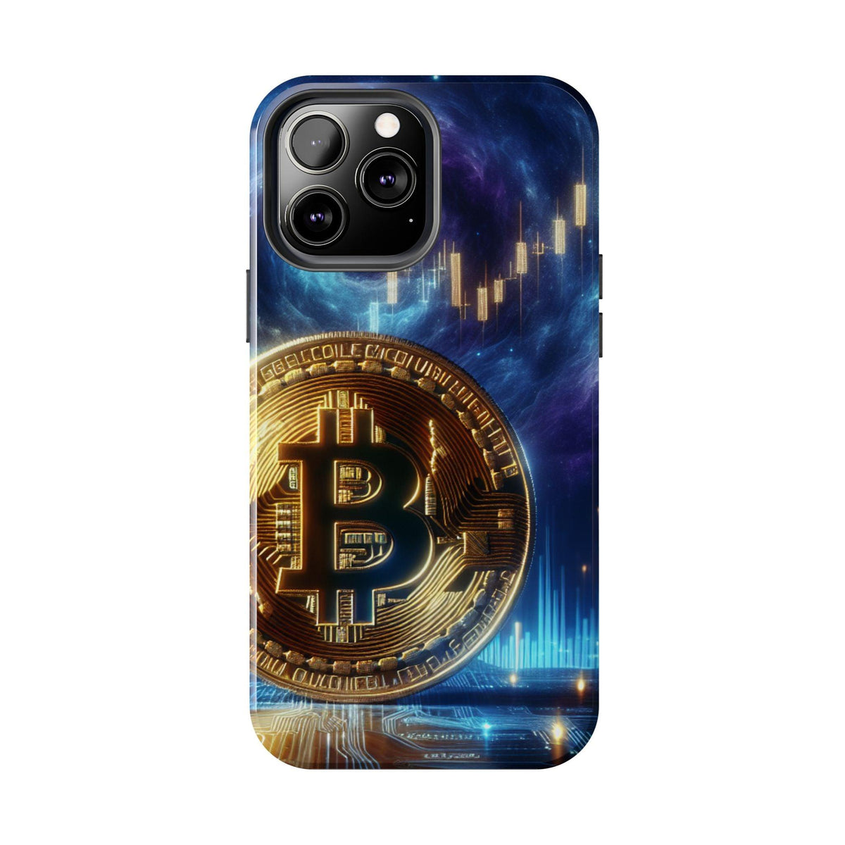 Bitcoin Chart Tough Phone Case