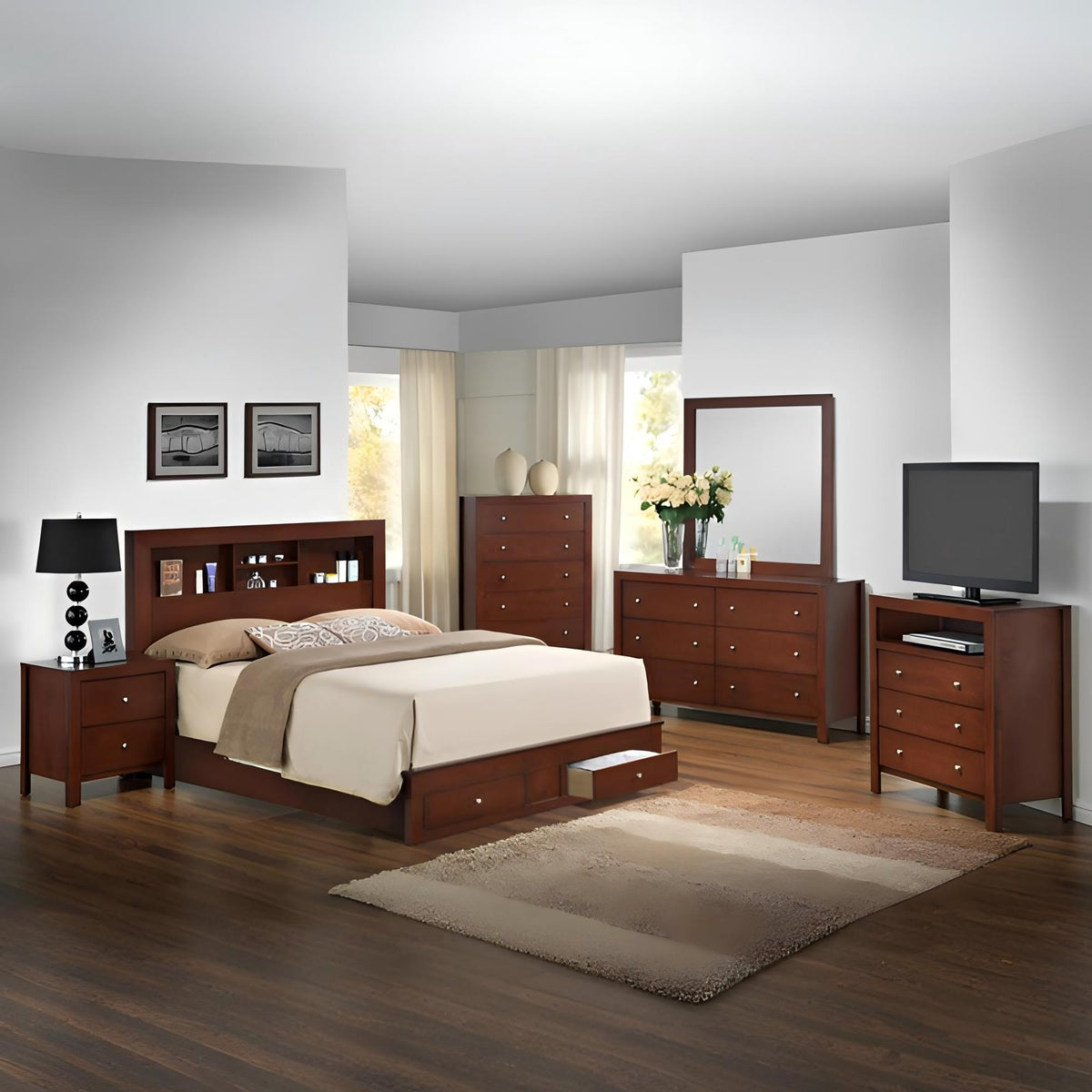 Stylish Storage Bed For Modern Spaces