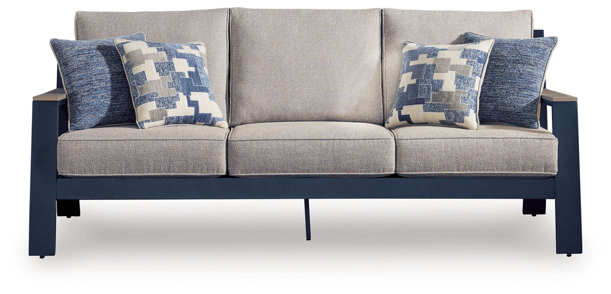 East Beach - Sofa With Cushion - Blue