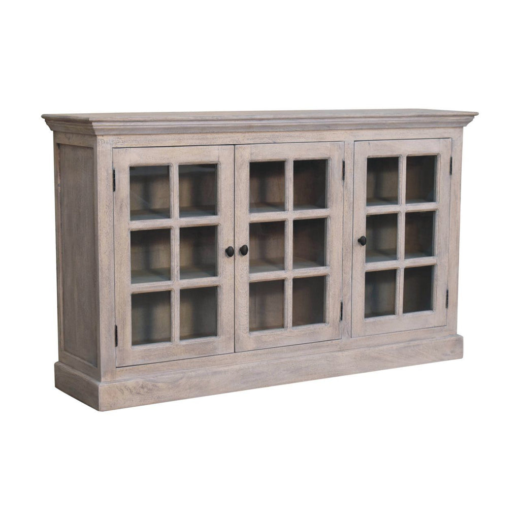 Triple Glazed Cabinet - Beige