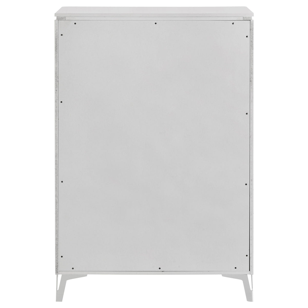 Cassia 5-drawer Bedroom Chest of Drawers White High Gloss