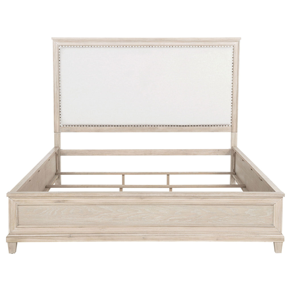 Pembroke 66-inch Eastern King Panel Bed Washed Oak