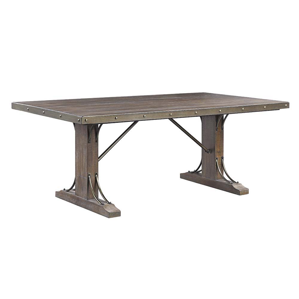 Raphaela - Dining Table - Weathered Cherry