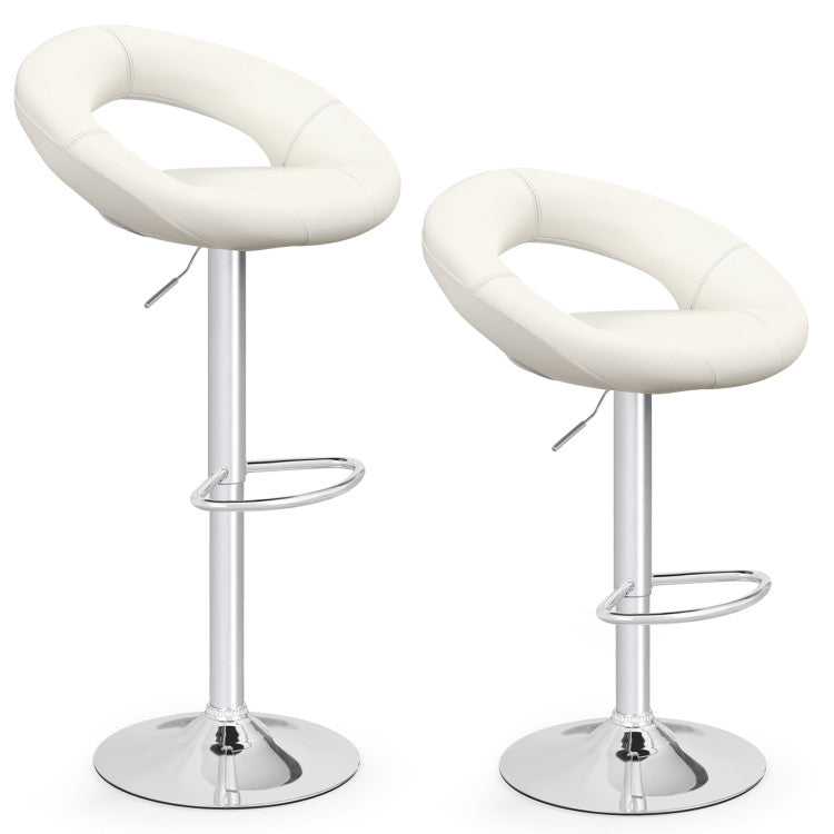 4-Piece Kitchen & Dining Bundle: Modern Velvet Accent Chair (Set of 2) + Height Adjustable Bar Stools (Set of 2)