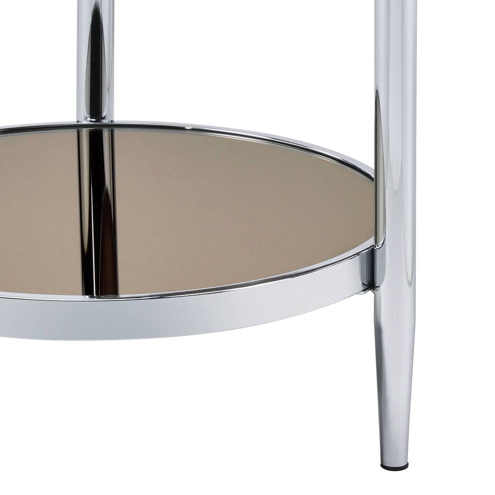 Abbe - Coffee Table - Glass & Chrome