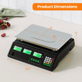 88lb Price Computing Scale Digital Commercial Food Scale with Counting Function