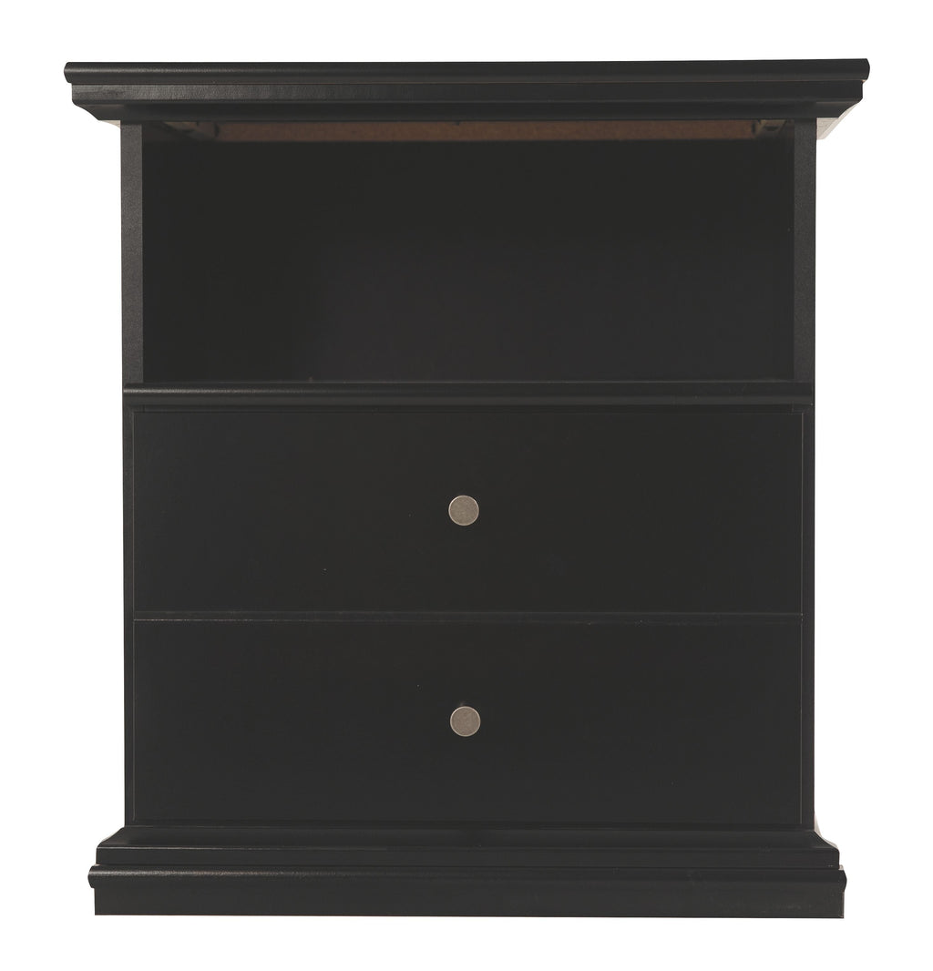 Maribel - One Drawer Night Stand - Black