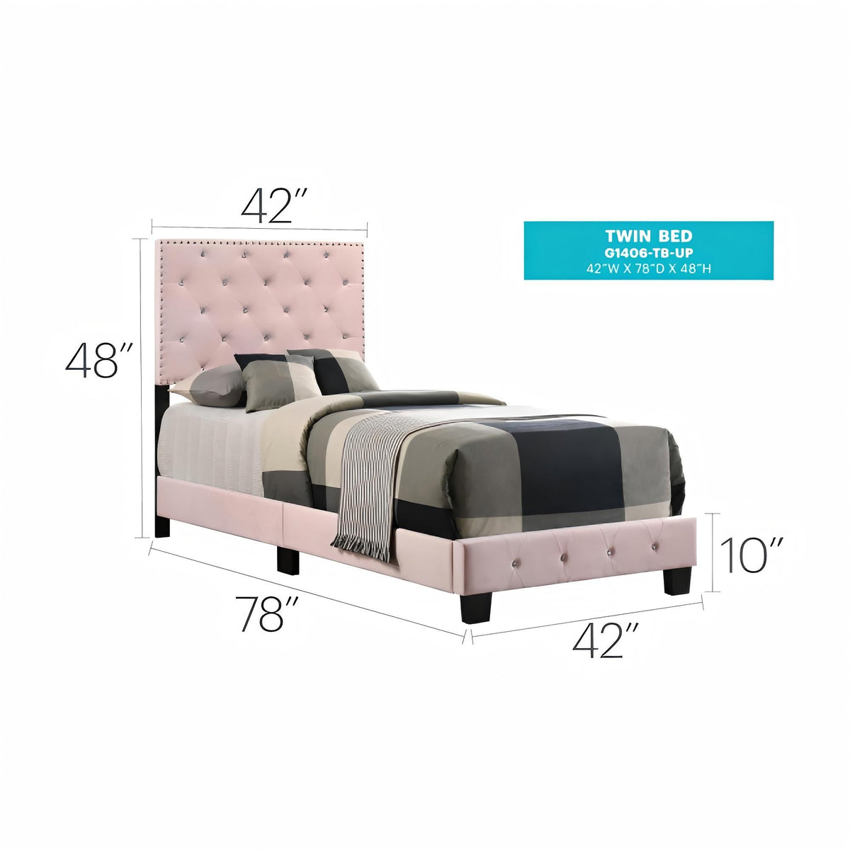 Luxurious Upholstered Bed