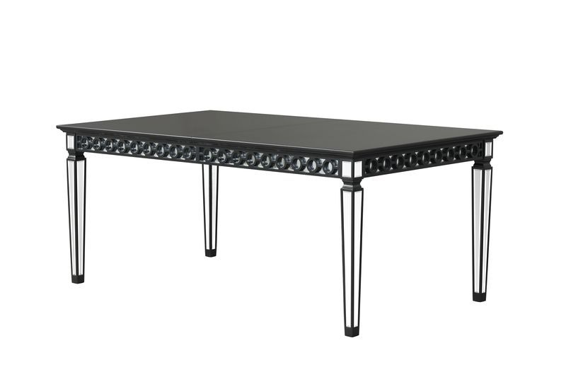 Varian II - Dining Table - Mirrored & Black