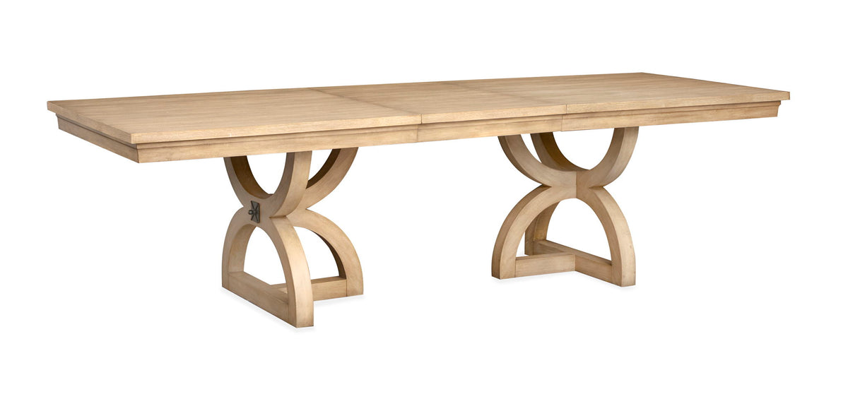 Coventry - Extendable Trestle Dining Table - Honey Maple