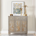 Dauphin - Handpainted Entryway Storage Cabinet - Gray