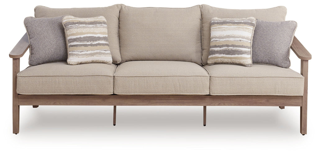 Harmony Headlands - Sofa With Cushion - Natural / Gray