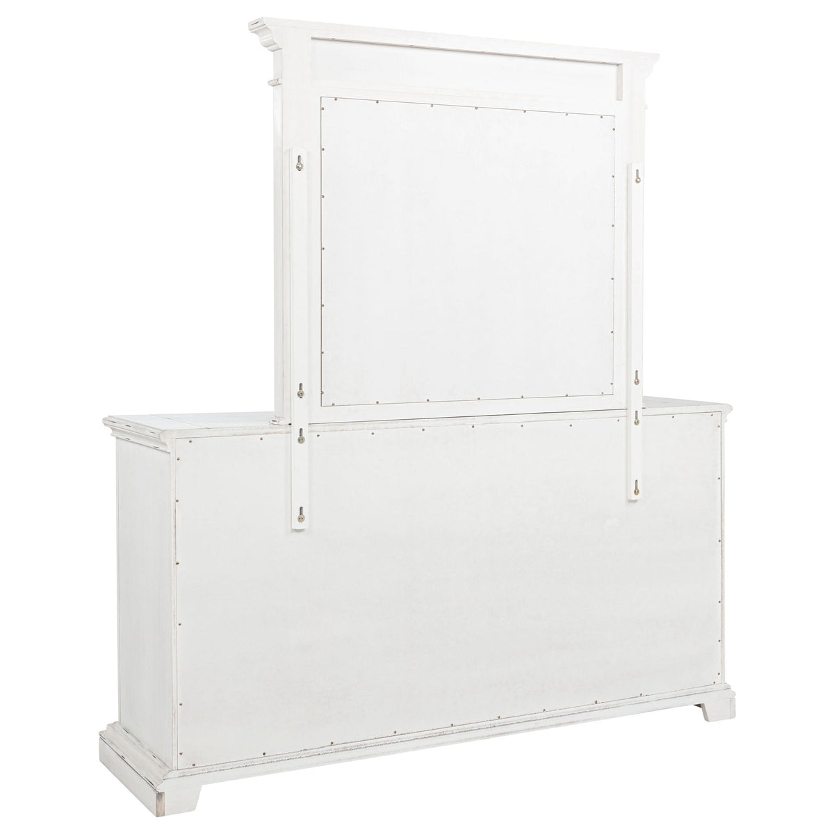 McKinney 6-drawer Bedroom Dresser with Mirror Vintage White