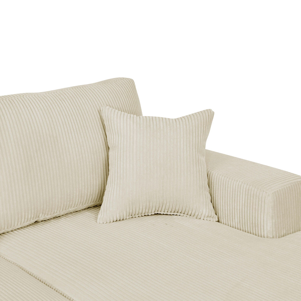 3 Piece Double Chaise Sectional Sofa