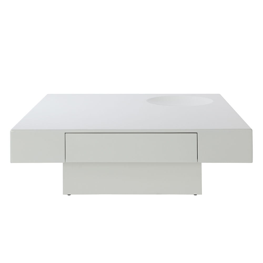Khaim - Coffee Table - White High Gloss