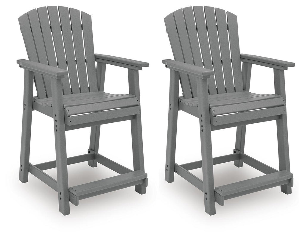 Sanctuary Beach - Barstool (Set of 2) - Dark Gray
