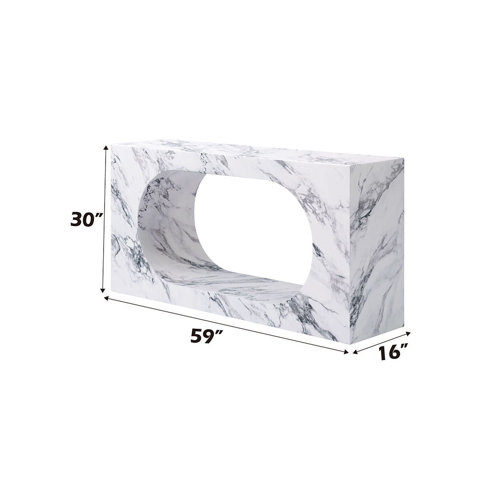 Fritzy - 59" Console Table - Engineered Stone