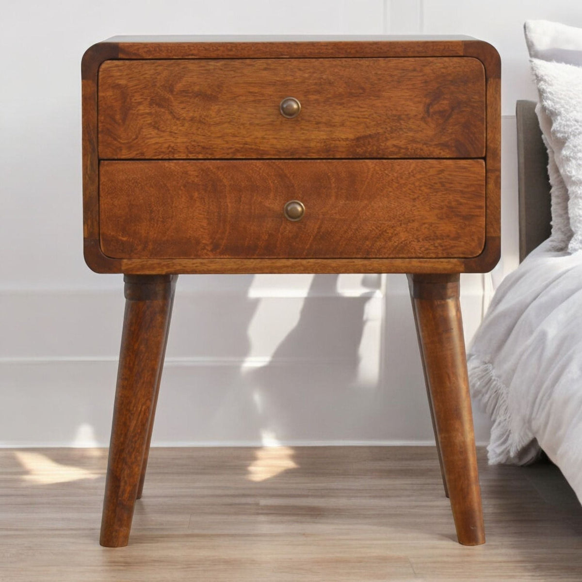 Curved Nightstand
