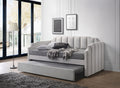 Peridot - Twin Daybed With Trundle - Gray