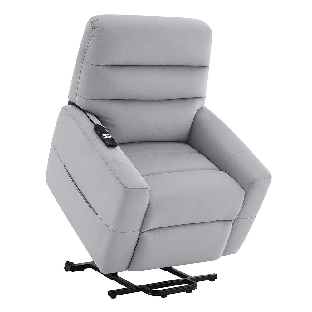 Freddie - Power Motion Recliner With Lift - Gray